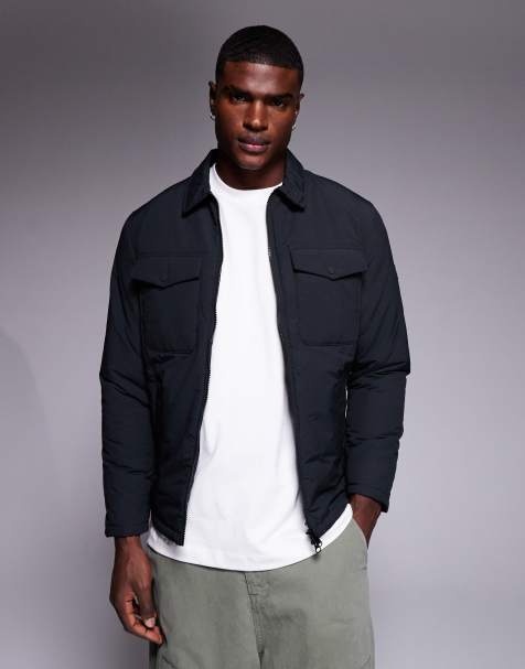 Barbour International - Distill - Gewatteerd jack in zwart - view 1
