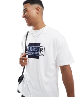 Barbour International Barbour international divide t-shirt in white