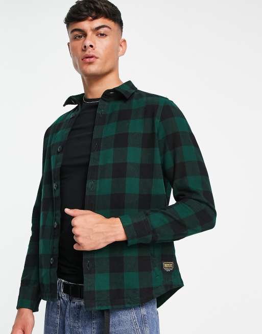 Barbour green deals check shirt