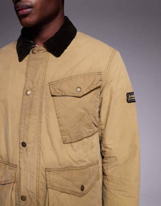 Barbour International – Drifter – Wachsjacke in Sandbeige , 5 von 5