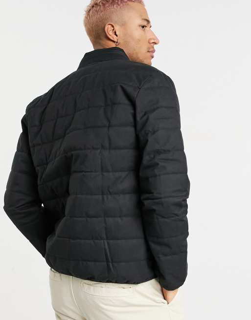 Barbour International Drive quilt jacket in black ASOS