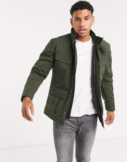 Barbour International Duke Veste imperm able Sauge