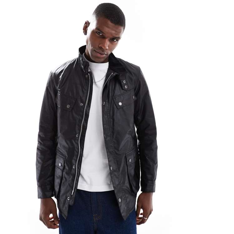 Barbour International Wax Jacket サイズ34 Men's Barbour International Jacket Wax Black England Classic