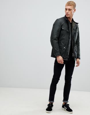 barbour duke international waxed jacket