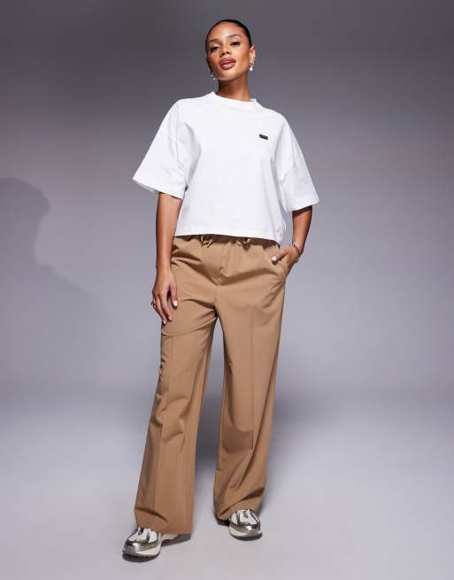 Barbour International - Elle - T-shirt met rechte pasvorm in wit, 3 van 4
