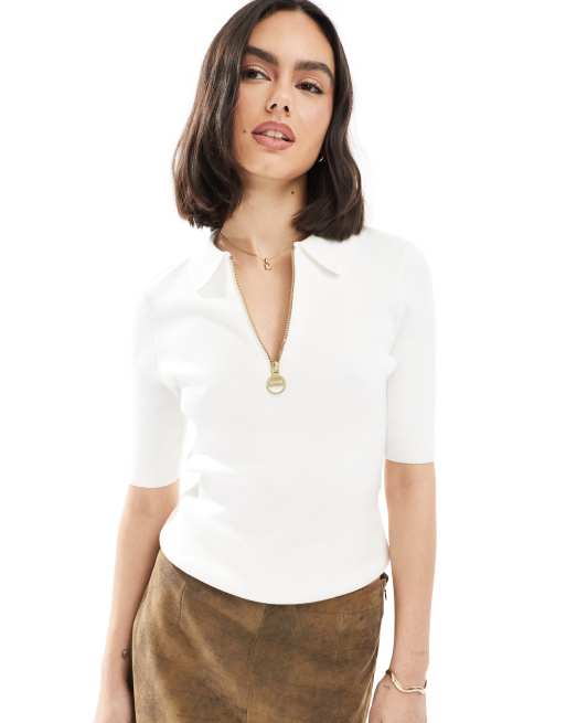 Barbour International Emerson knitter jumper in neutral