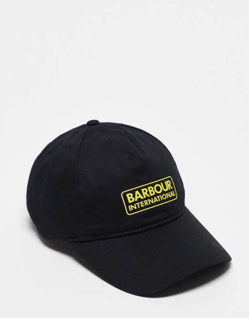 Barbour International – Endurance – Kappe in Schwarz mit Logo