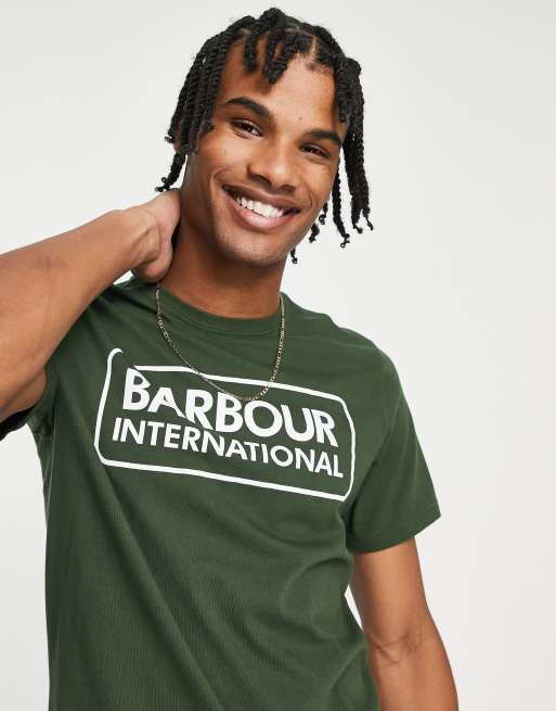 Green barbour t clearance shirt