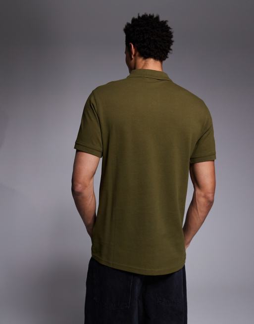 Barbour International – Essential – Jasnoszałwiowa koszulka polo, 3 z 5