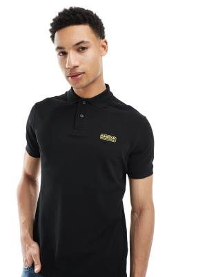 Barbour International essential polo shirt in black φωτογραφία