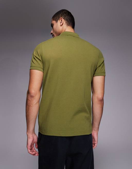 Barbour International essential polo shirt in burnt henna, 3 of 5