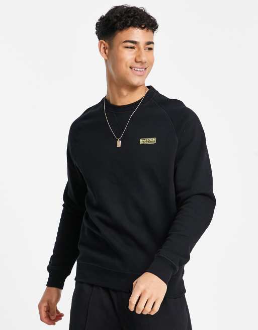 Barbour International Essential sweatshirt in black | ASOS