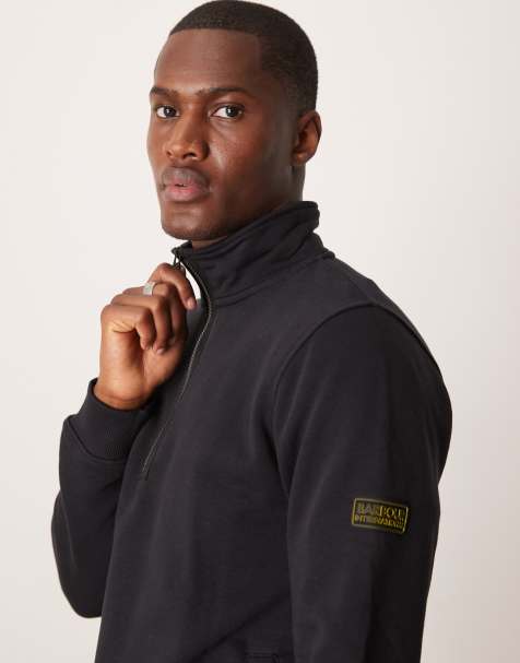 Barbour International - Felpa dolcevita nera - view 1