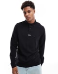 [Barbour International] Barbour International Formula long sleeve polo in black exclusive to ASOS 2XL black