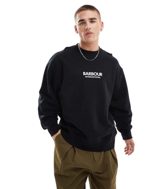 Barbour International Formula os crew in black - view 1