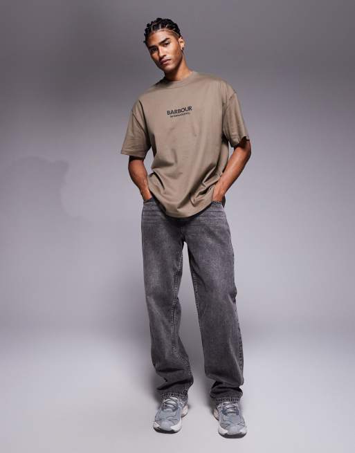 Barbour International – Formula – Oversize-T-Shirt in Khaki, exklusiv bei ASOS, 2 von 5