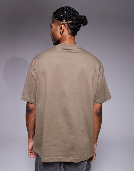 Barbour International - Formula - Oversized T-shirt in kaki, exclusief bij ASOS, 3 van 5