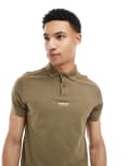 [Barbour International] Barbour International Formula polo in khaki exclusive to ASOS-Green 2XL KHAKI