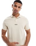 [Barbour International] Barbour International Formula polo shirt in stone-Neutral 2XL Oyster Grey