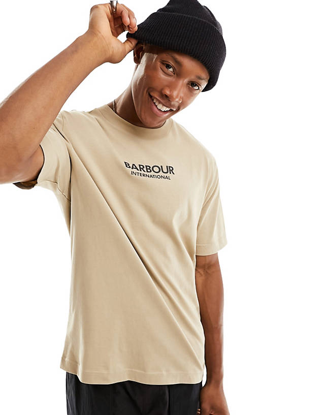 Barbour International - formula t-shirt in beige