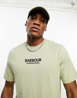 Barbour International Formula t-shirt in stone