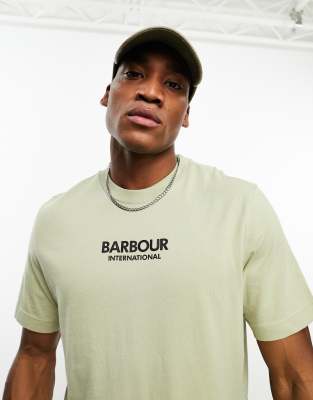 Barbour International Barbour International Formula t-shirt in stone-Neutral