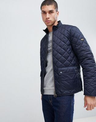 Barbour International frame quilted 