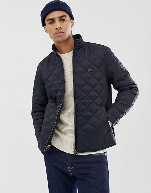 Barbour International Gear quilted jacket in navy