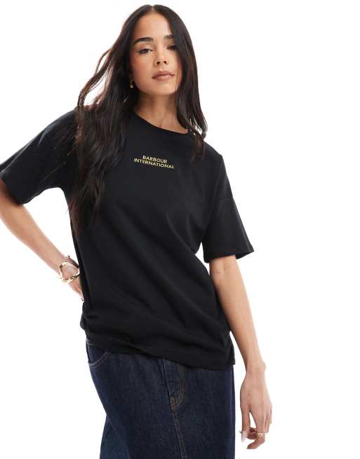 Barbour International Harlow t-shirt in black - BLACK