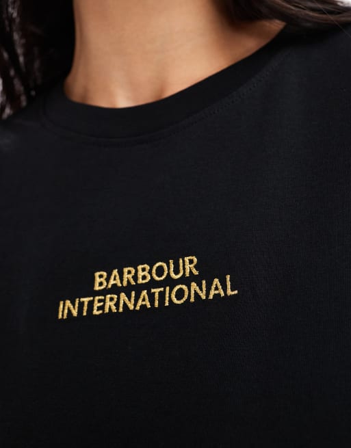 Barbour International Harlow t-shirt in black , 2 of 4