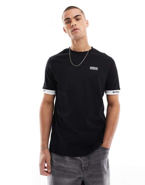 Barbour International – Heim – T-Shirt in Schwarz - view 1