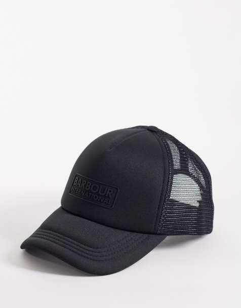 Barbour International - Heli - Cappellino trucker nero in rete con logo - view 1