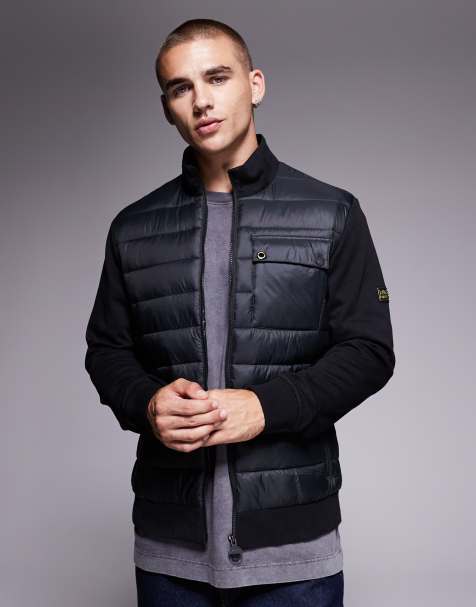 Barbour International - Heysham - Gewatteerde sweater in zwart  - view 1