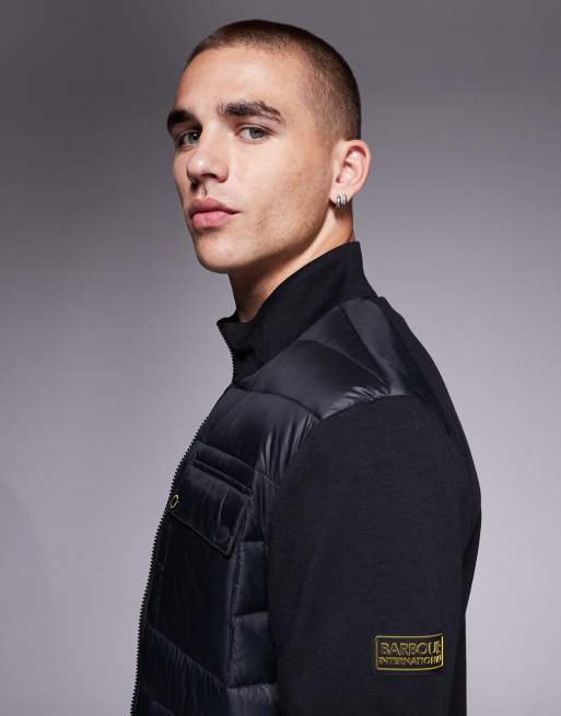 Barbour International – Heysham – Svart, kviltad tröja , 4 av 5