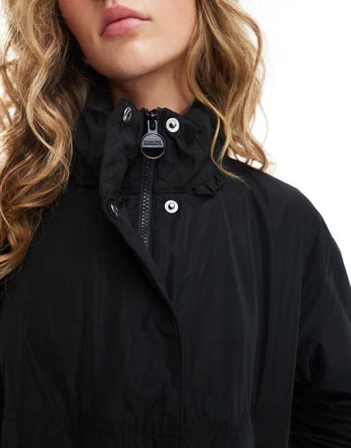 Barbour International hooded jacket in black