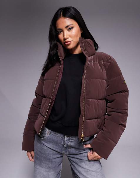 Barbour International - Hudson - Piumino bordeaux effetto velluto - view 1