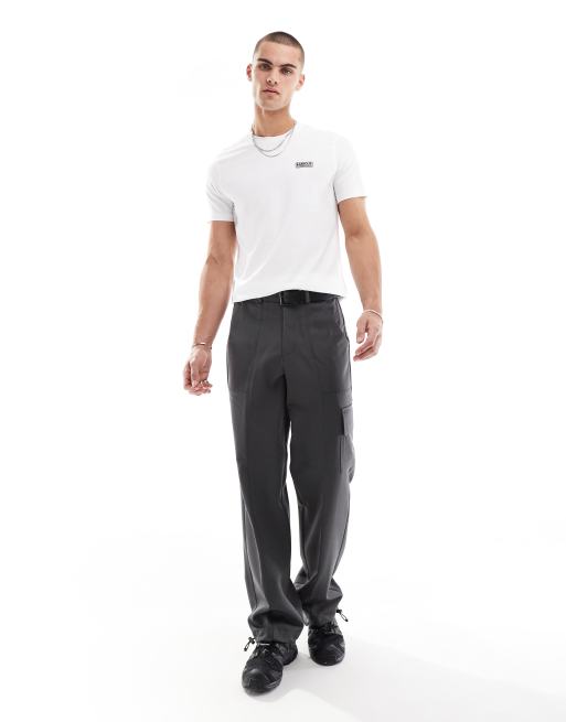 Barbour International - Hvid T-shirt med lille logo, 3 af 4