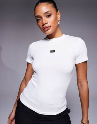 Barbour International Barbour international imogen logo t-shirt in white