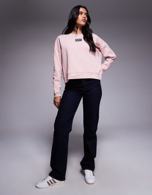 Barbour International – Imogen – Rosa sweatshirt med logga , 2 av 4