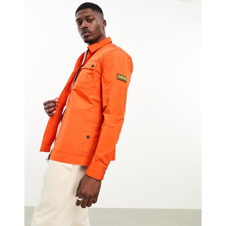 Orange cheap barbour jacket