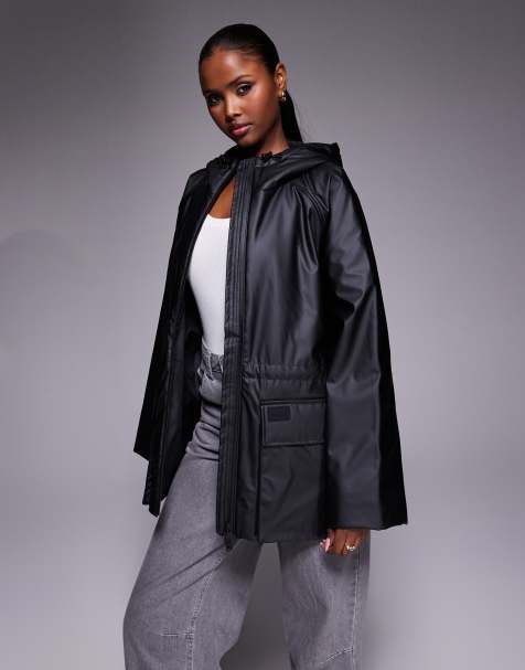Barbour International jourdaine showerproof jacket in black
