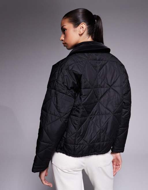 Barbour International - Juliana - Sort kort jakke med vatteringer , 2 af 4