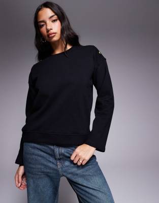 Barbour International - Juliana - Sweatshirt in Schwarz