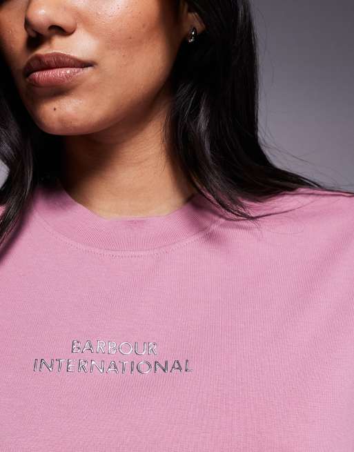 Barbour International - Kaia - T-shirt oversize - Rose, 4 de 4