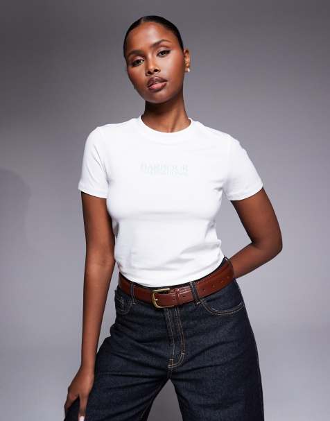 Barbour International - Kansas - T-shirt ajusté à logo - Blanc - view 1