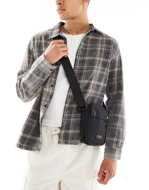 Barbour International Knockhill crossbody bag in black - view 1