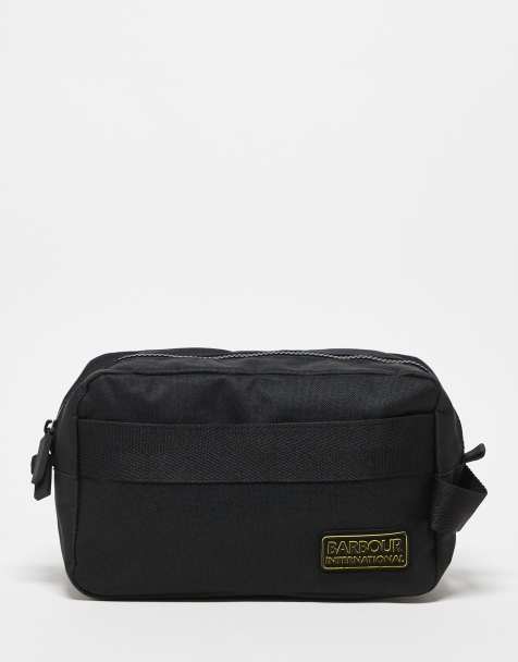 Barbour International Knockhill essential washbag in black - view 1