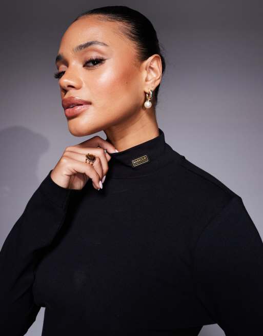 Barbour International - Kylie - Vestito corto in jersey nero , 3 di 4