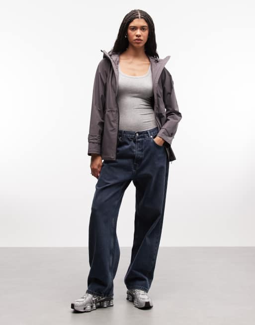 Barbour International - Kyra - Waterafstotend kort jack in paars-grijs, 2 van 4