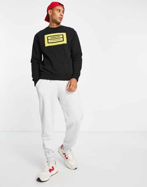Barbour International Legacy logo sweatshirt in black